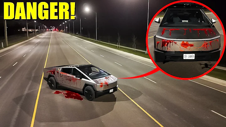 IF YOU SEE BLOOD ON A CYBERTRUCK, CALL FOR HELP! (it's very DANGEROUS)