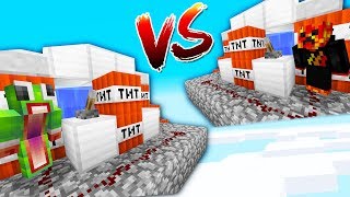 PrestonPlayz vs UnspeakableGaming  1v1 Minecraft TNT WARS!