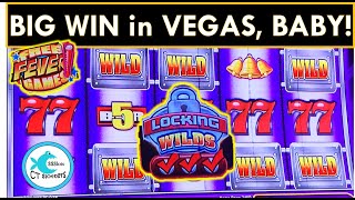 BIG WIN!💰🔒 LOCKED WILDS GALORE ON QUICK HIT FEVER SLOT MACHINE in VEGAS! TREASURE BOX & MORE! screenshot 1
