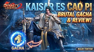 BRUTAL GACHA AND CAO PI HERO GAMEPLAY REVIEW, THIS HERO IS SO OP!! DYNASTY LEGENDS 2