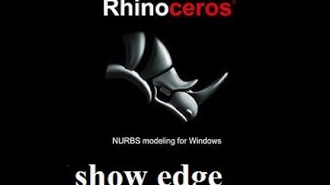 show edge toolbar how to use in rhino cad