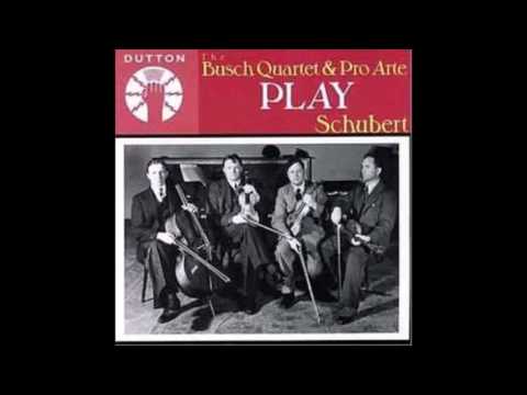 Schubert Piano Quintet in A Maj. Op. 114 "Trout" Schnabel, Pro Arte