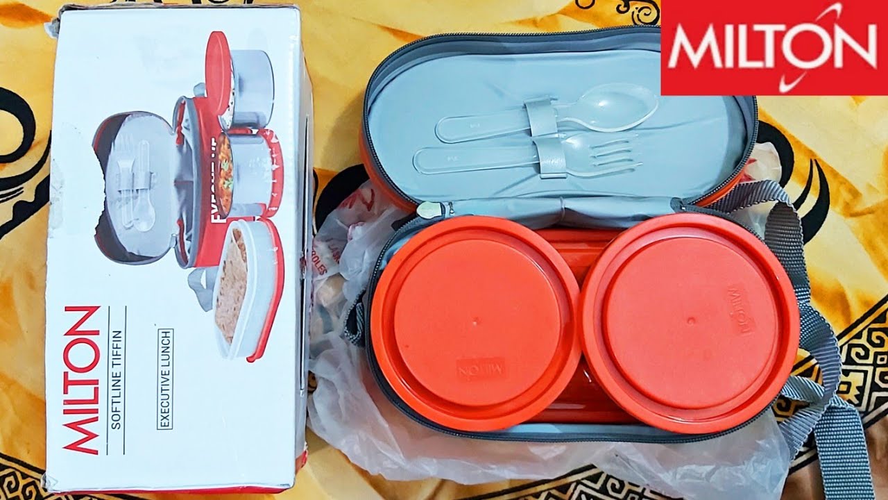 Milton Executive Plastic Lunch Box, Multicolour