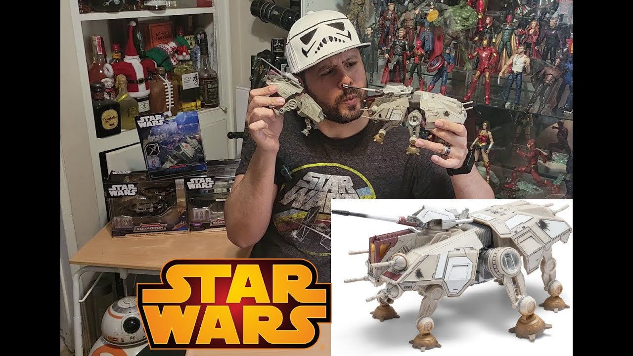 STAR WARS Micro Galaxy Squadron AT-TE VS Action fleet 