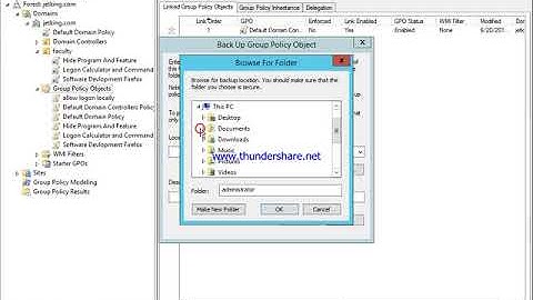Server 2012 (Backup & Restore of GPO)