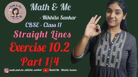 Ex 10.2 Part 1/4 Straight lines Class 11 #straight #lines #maths #cbse #online #ncert #exam #boards