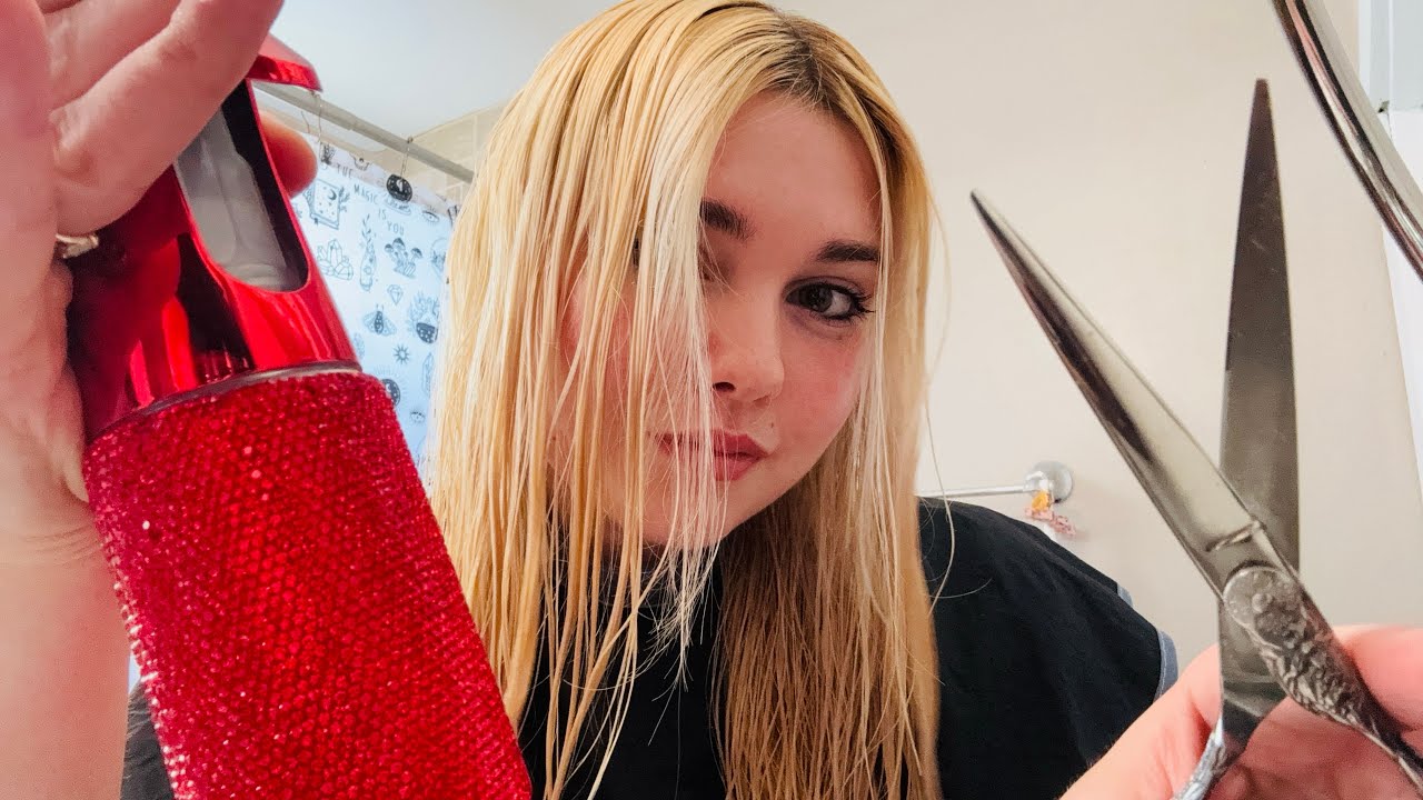 Стрижка волос дома ✂️ ASMR стрижка