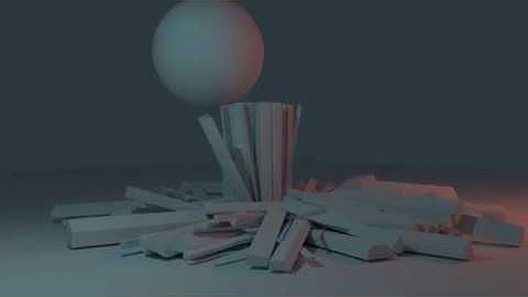 Cell Fracture Add on Tests | Blender Simple Cycles Animation