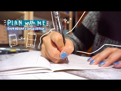 Setting up my 2020 Bullet Journal in a Traveler's Notebook! • Cissy's Art Café