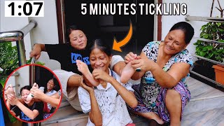 6 Minutes Feet Tickling / 3 Rounds Ticking   / Laugh Tharepy / Funny Games / Funny Video