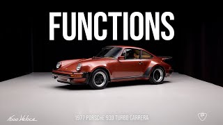 1977 Porsche 930 Turbo Carrera Finished In Sienna Burgundy Metallic Functions