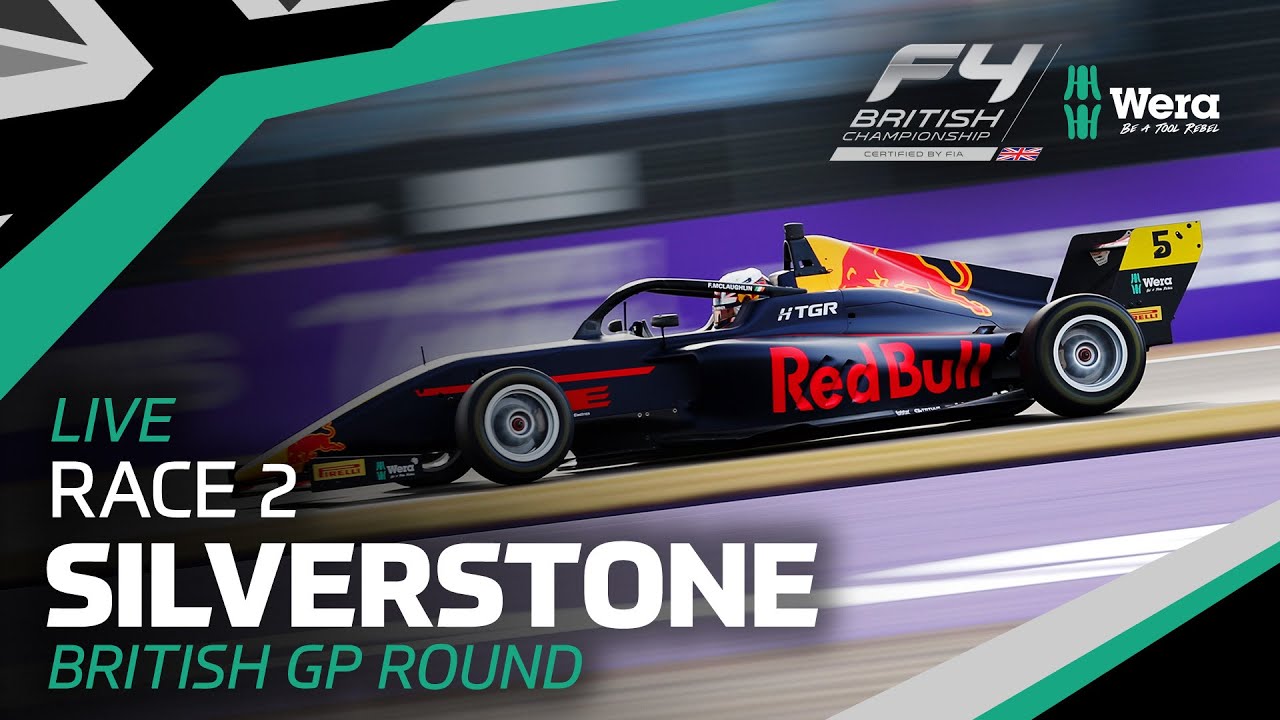 📺 LIVE | Race 2 | British Grand Prix 2025 | Silverstone | Wera Tools British F4