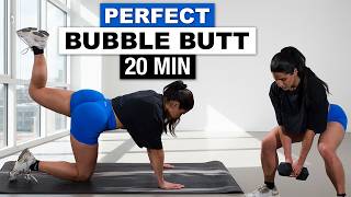 20 MIN PERFECT BUBBLE BUTT WORKOUT - With Weight At Home