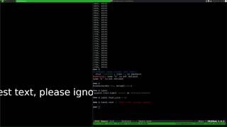 Pyglet with async terminal