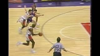 Drexler's steal & Slam vs. Jazz | 1998