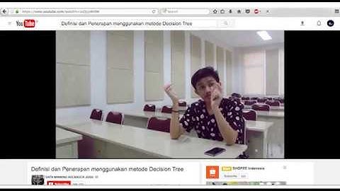 Penerapan Datmin menggunakan Decision Tree