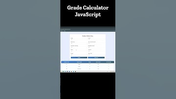 Grade Calculator in JavaScript