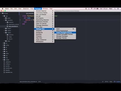 How to enable go to class/method definition in Atom text editor?