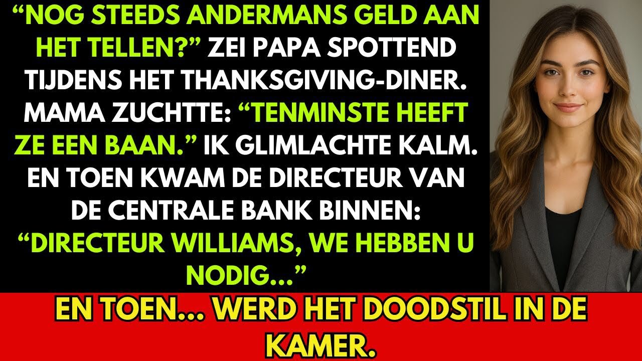 “MIJN FAMILIE ZEI: ‘JE BENT MAAR EEN BANKMEDEWERKER.’ IK BEN HUN REGIODIRECTEUR VAN €50 MILJARD.”