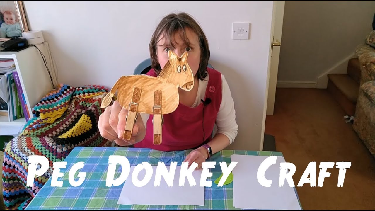 Peg Donkey Craft YouTube