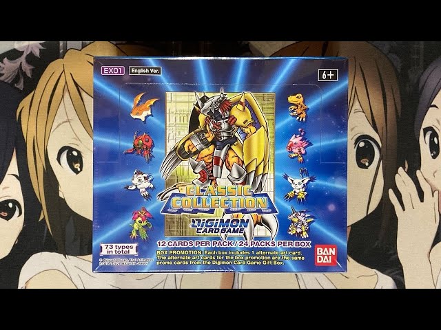digimon classic booster box Amazon.com: BANDAI Digimon Card Game Theme Booster Classic Collection  [EX-01] : Toys & Games main image 1
