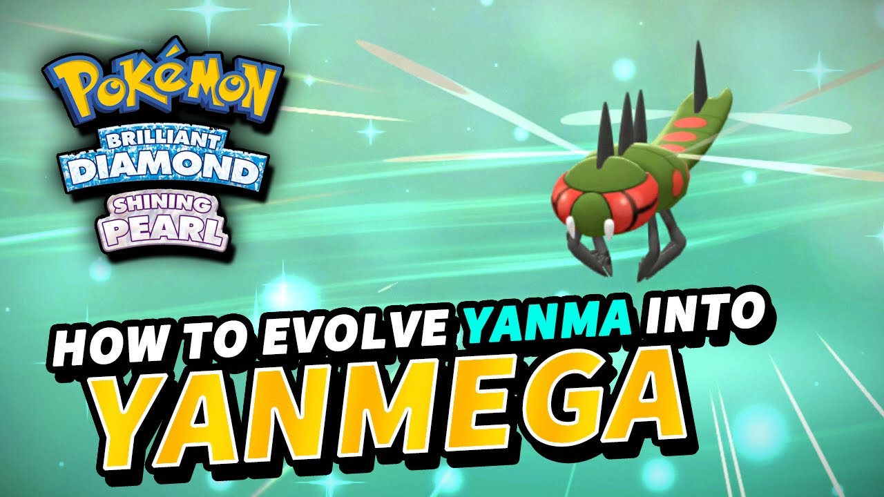 How to evolve YANMA into YANMEGA Pokemon Brilliant Diamond & Shining