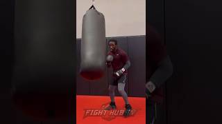 Terence Crawford first look at 154 training for Madrimov!