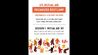 Organizer Bootcamp Series: Mutual Aid 101