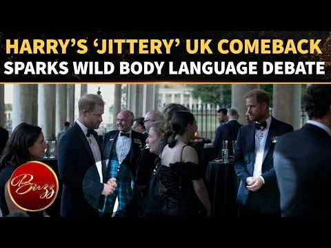 Prince Harry’s ‘Jittery’ UK Return Sparks Social Media Frenzy Over His Body Language