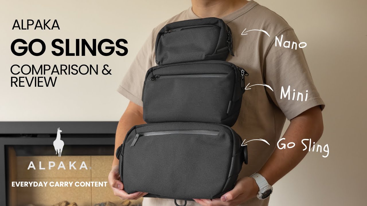 GIVEAWAY All Alpaka GO SLINGS Comparison The Sling Bag For EVERYONE