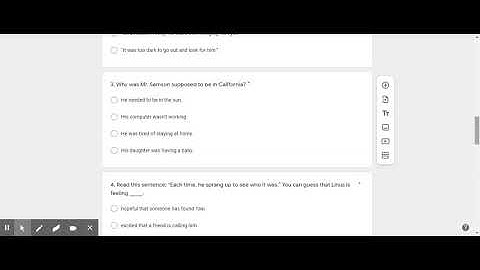 Missing Quiz with read aloud - Google Forms