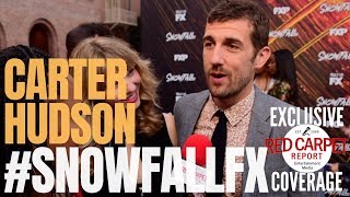 Carter Hudson interviewed at FX Network's \