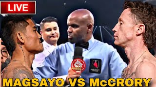 MARK MAGSAYO VS FEARGAL McCRORY FIGHT!