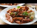 Budget Creamy Spicy Pork Strips in Tomato Sauce - The Best Cheap Meal ideas!