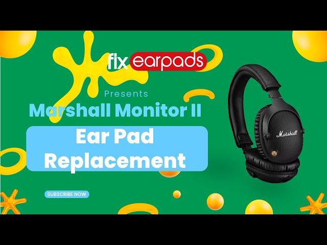 How To Replace Marshall Monitor II Ear Pads | DIY Repair TUTORIAL