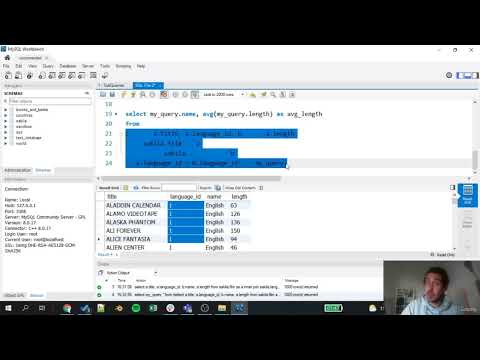 41  SubQueries Introduction | More on Select Statements