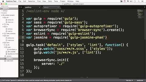Unit Testing in Gulp