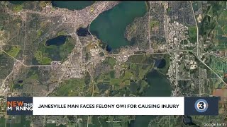 Janesville man faces charges from drunk driving incident