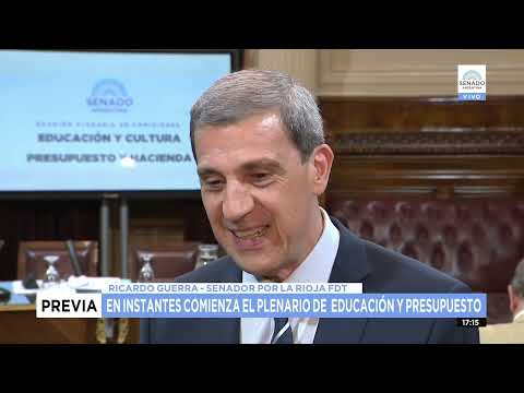 NOTA SDOR. RICARDO GUERRA - PLENARIO DE EDUCACIÓN Y PRESUPUESTO 15-11-2022