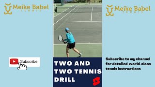 Great #tennisdrills for #tennis consistency Full video link below screenshot 5