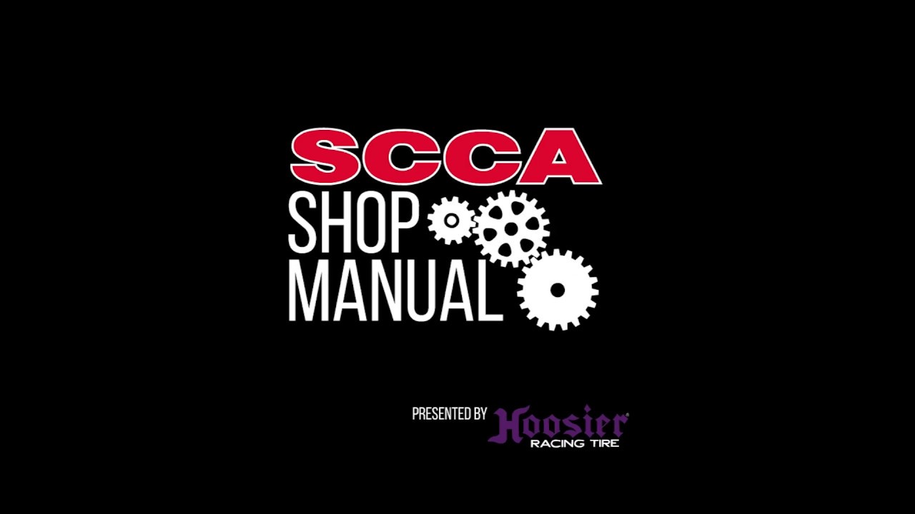 Hoosier Shop Manual - Street Touring Roadster