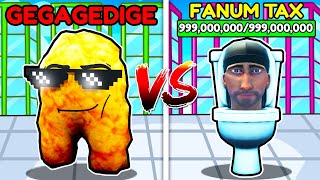 GODLY NUGGET MAN vs BRAINROT TOILETS in SKIBIDI TOWER DEFENSE