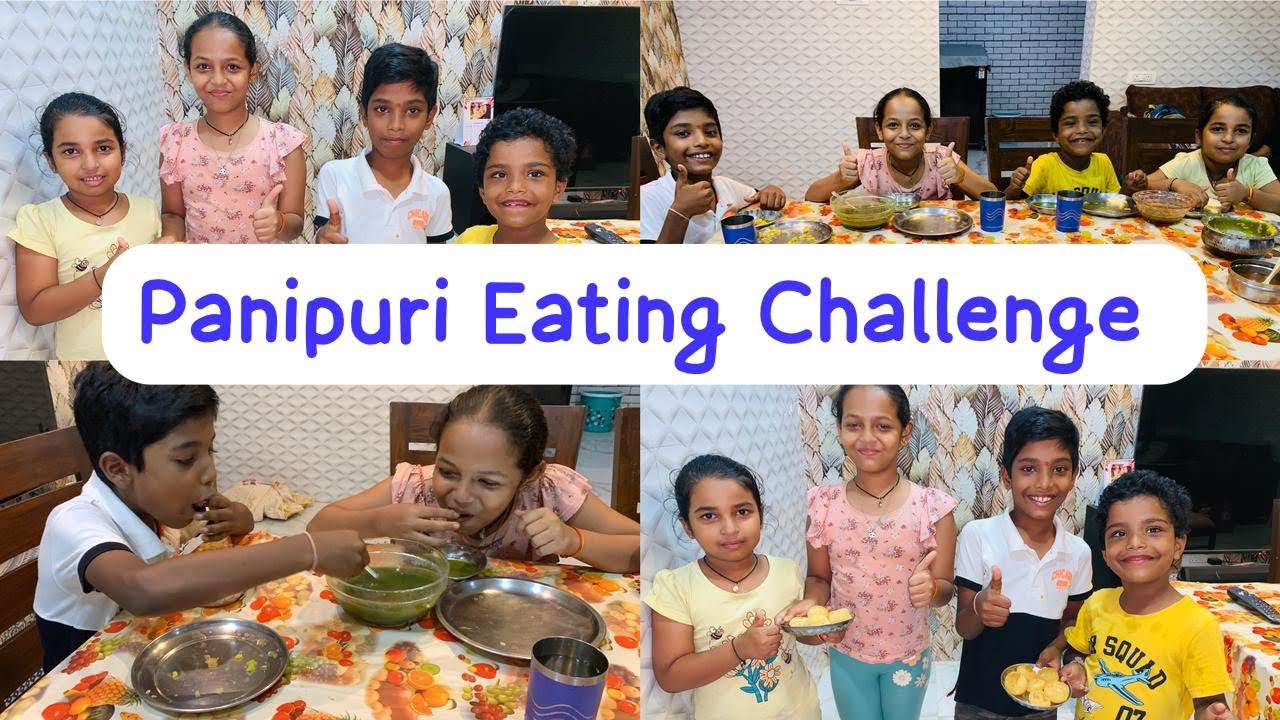 panipuri eating challenge 😬| surprise gift for winner |