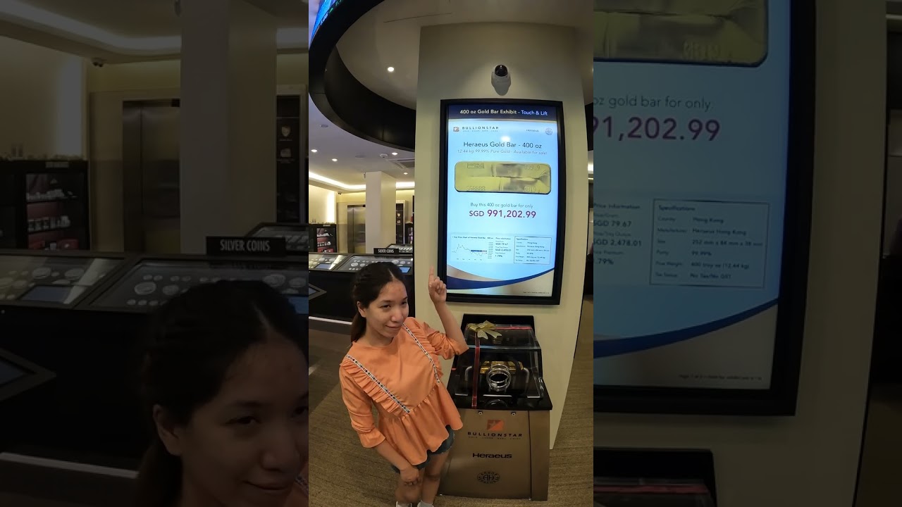 $1,000,000 Singapore Dollars 400 oz gold bar at BullionStar in Singapore