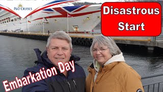Embarkation Day Woes on P&O Cruises Aurora