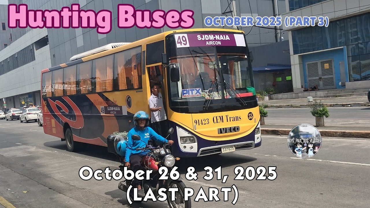 Bus Spotting/Hunting #252 || OCTOBER 2025 RANDOM BUS SPOTTING ...