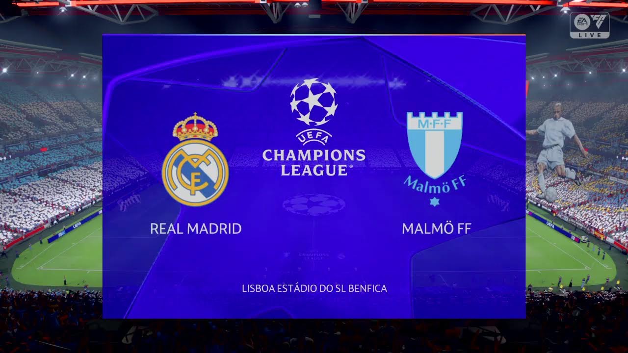 | Malmö FF Champions League Final  VS Real Madrid FC25  (Carrera Jugador Profesional) Nivel Leyenda