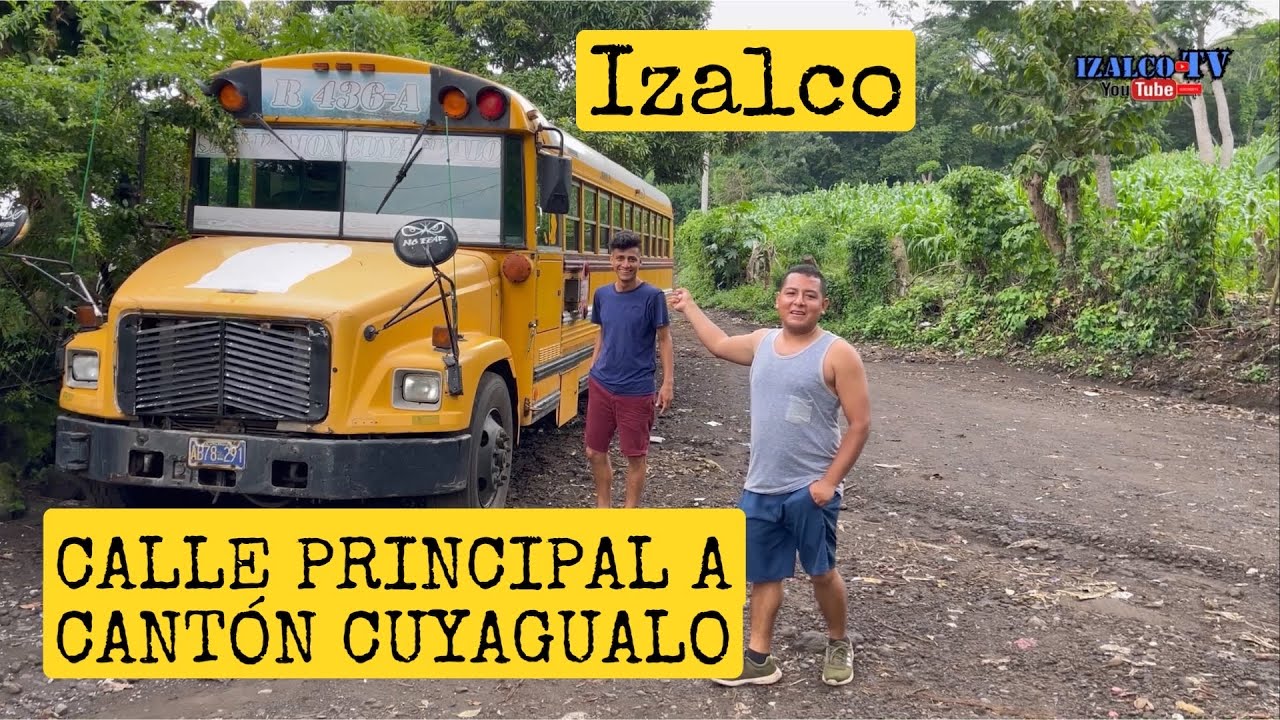 Calle principal de Cuyagualo Izalco