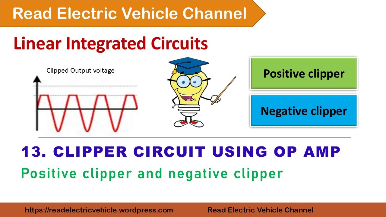 Схема ограничителя с использованием операционного усилителя | положительный ограничитель | отрица...