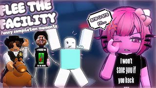 16 MINUTES OF FUNNY FLEE THE FACILITY GAMEPLAY | NO RAGING | FTF ROBLOX